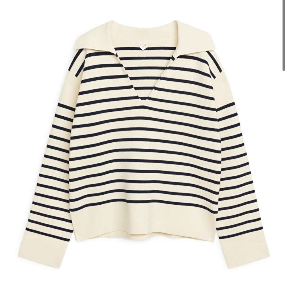 Arket Striped Sweater Size Small
